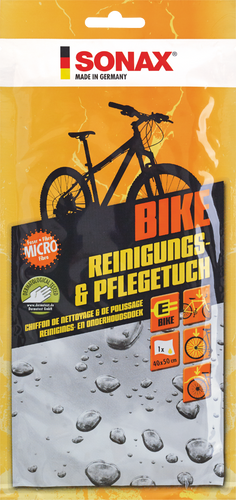 1 pc. BIKE Cleaning + Care cloth 40x50mm